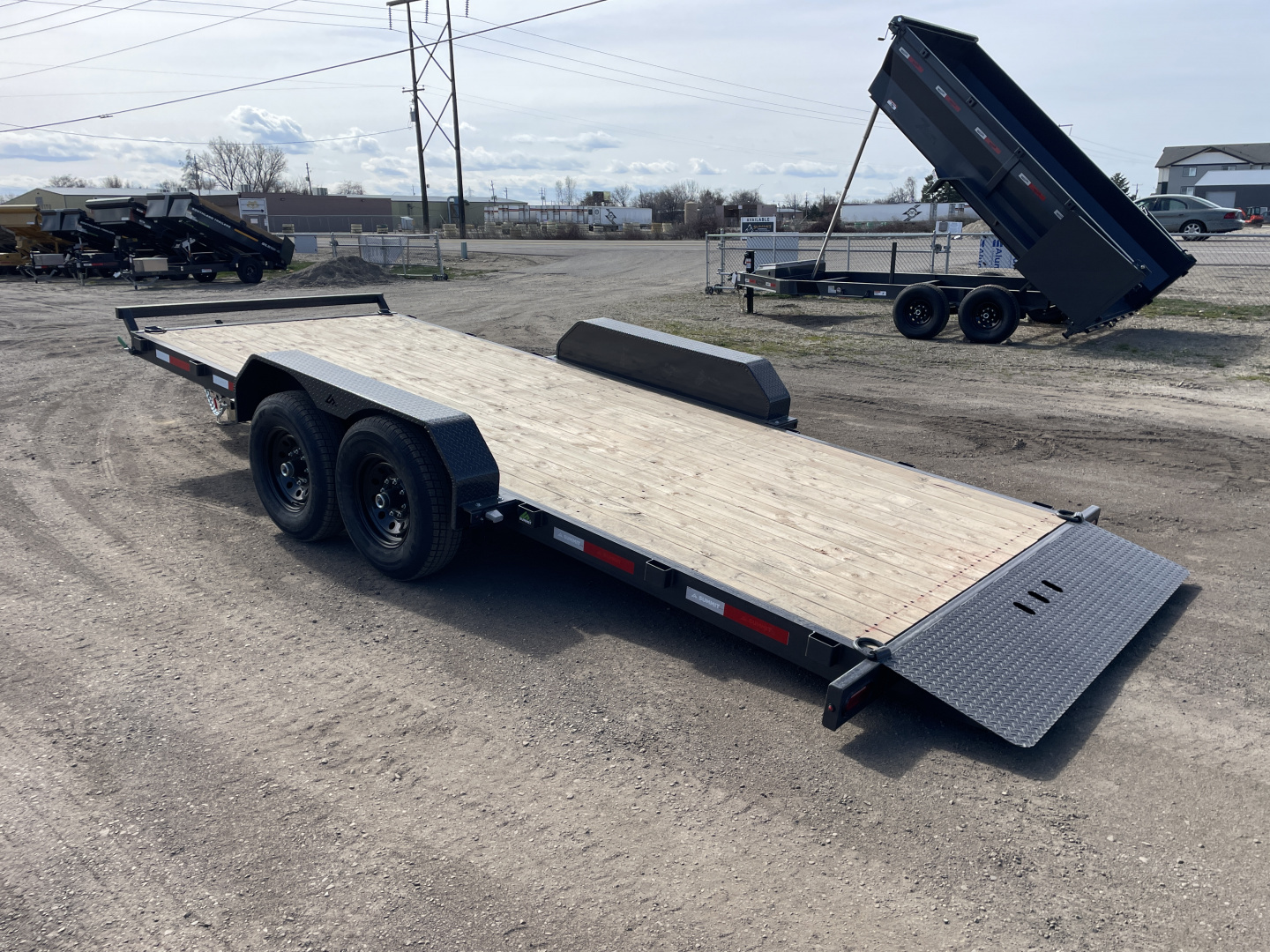 New 2026 Summit Cascade 7x18 14k Full Tilt Deck Equipment Trailer