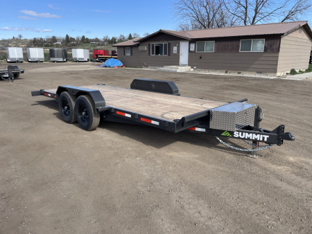 New 2026 Summit Cascade 7x18 14k Full Tilt Deck Equipment Trailer