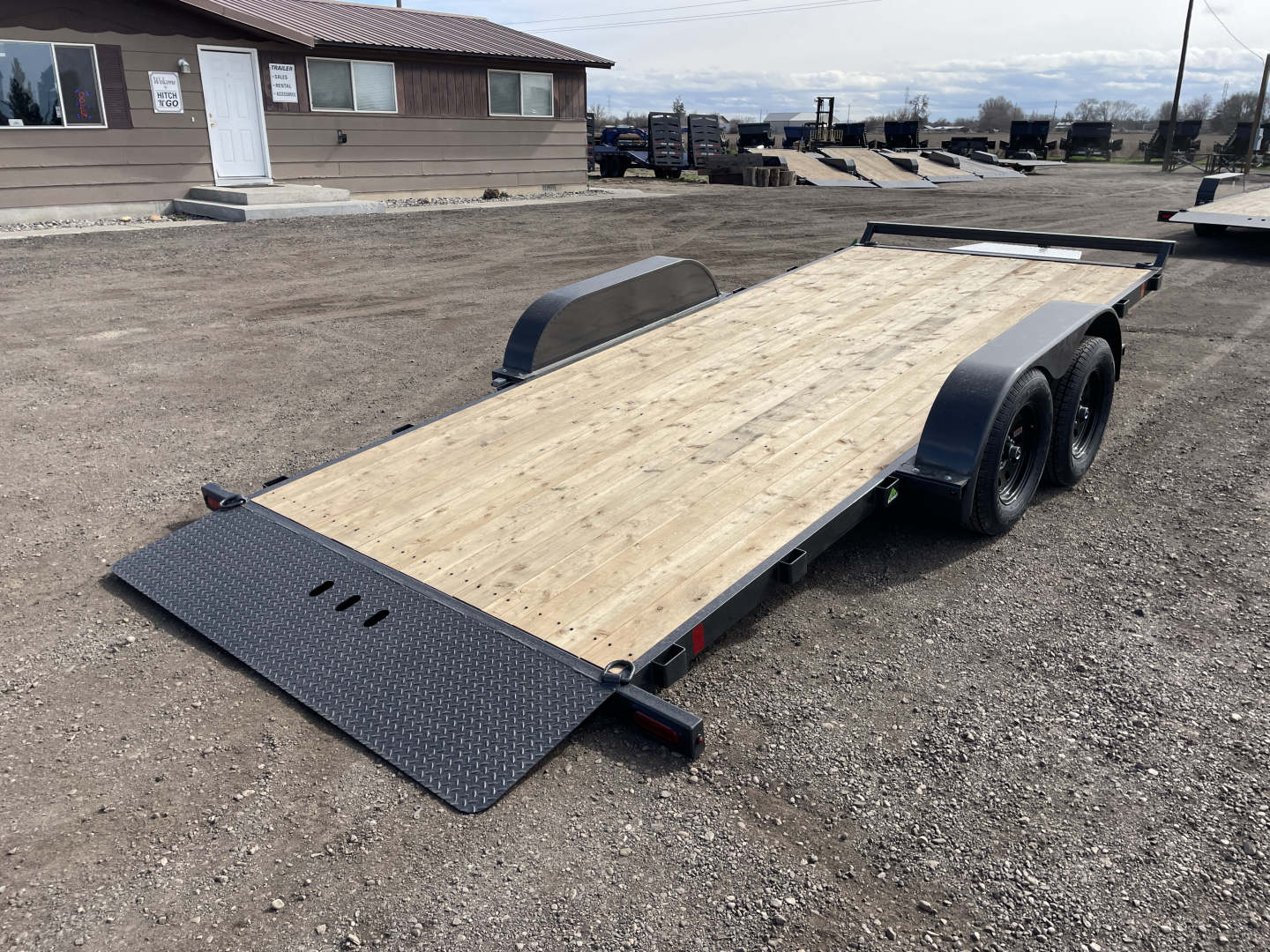 New 2026 Summit Cascade 7x16 7k Full Tilt Deck Car Hauler Trailer