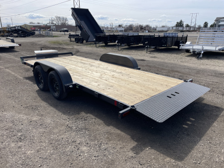 New 2026 Summit Cascade 7x16 7k Full Tilt Deck Car Hauler Trailer