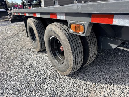 New 2026 Lamar Trailers 102X36 GOOSENECK 24K GVWR (MEGA RAMPS) Flatbed Trailer