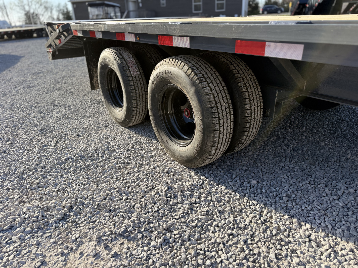 New 2026 Lamar Trailers 102X25 PINTLE HITCH 24K GVWR (MEGA RAMPS) Equipment Trailer