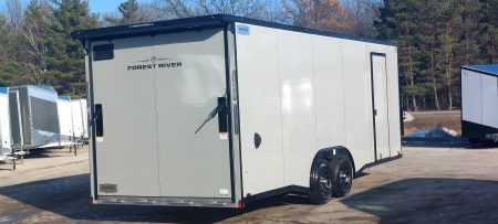 New 8' X 24 + 4 ENCLOSED CAR HAULER W/ SNOW PACKAGE SIDE ESCAPE DOOR ALL ALUMINUM 2026 LIGHTNING
