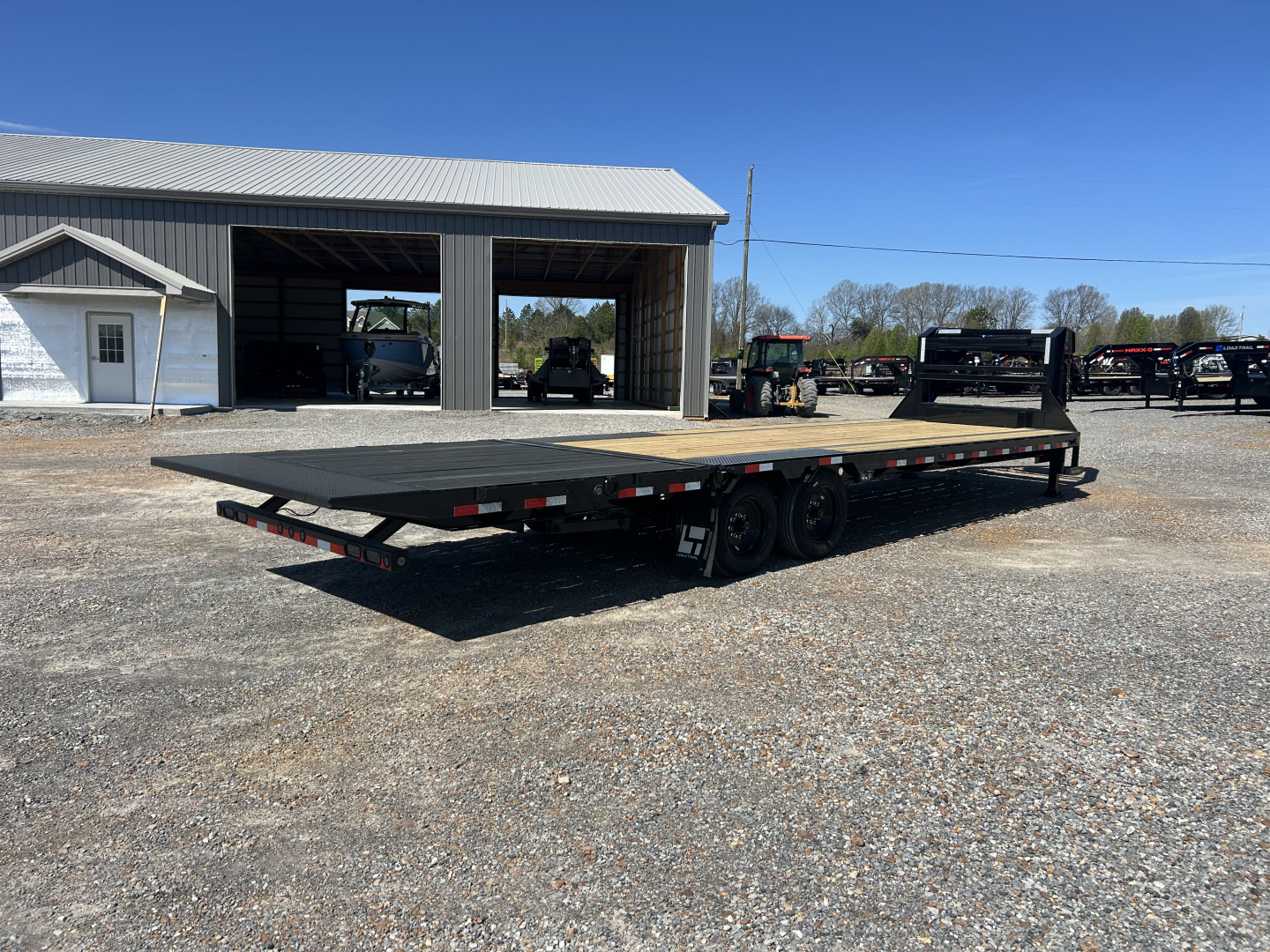 New 2026 Load Trail 102"X30' 16K Hydraulic Dovetail Gooseneck Trailer