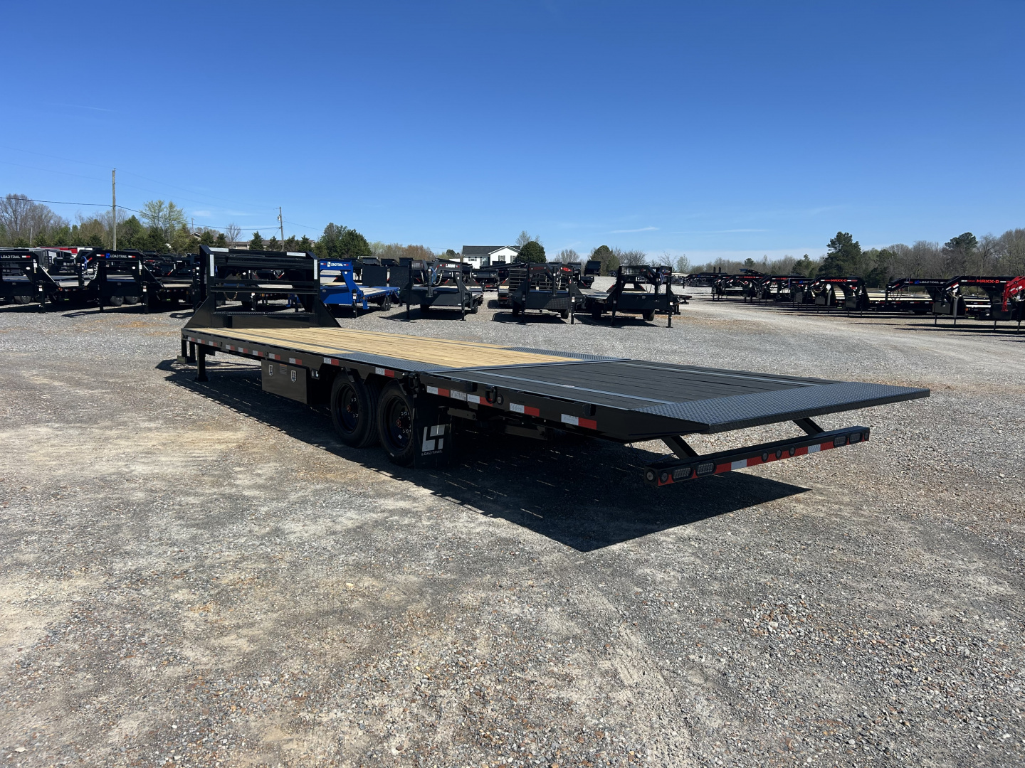 New 2026 Load Trail 102"X30' 16K Hydraulic Dovetail Gooseneck Trailer