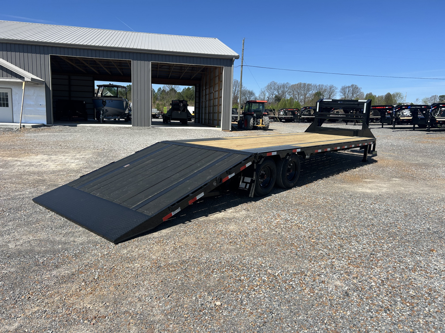New 2026 Load Trail 102"X30' 16K Hydraulic Dovetail Gooseneck Trailer