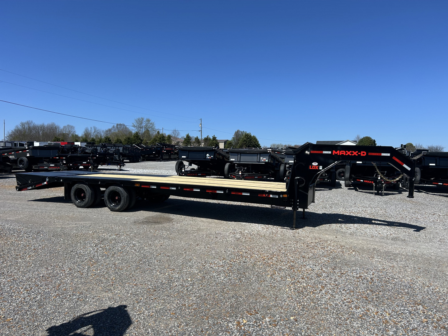 New 2026 MAXXD Gooseneck Flatbed Trailer | 102" x 28' 30K GVWR