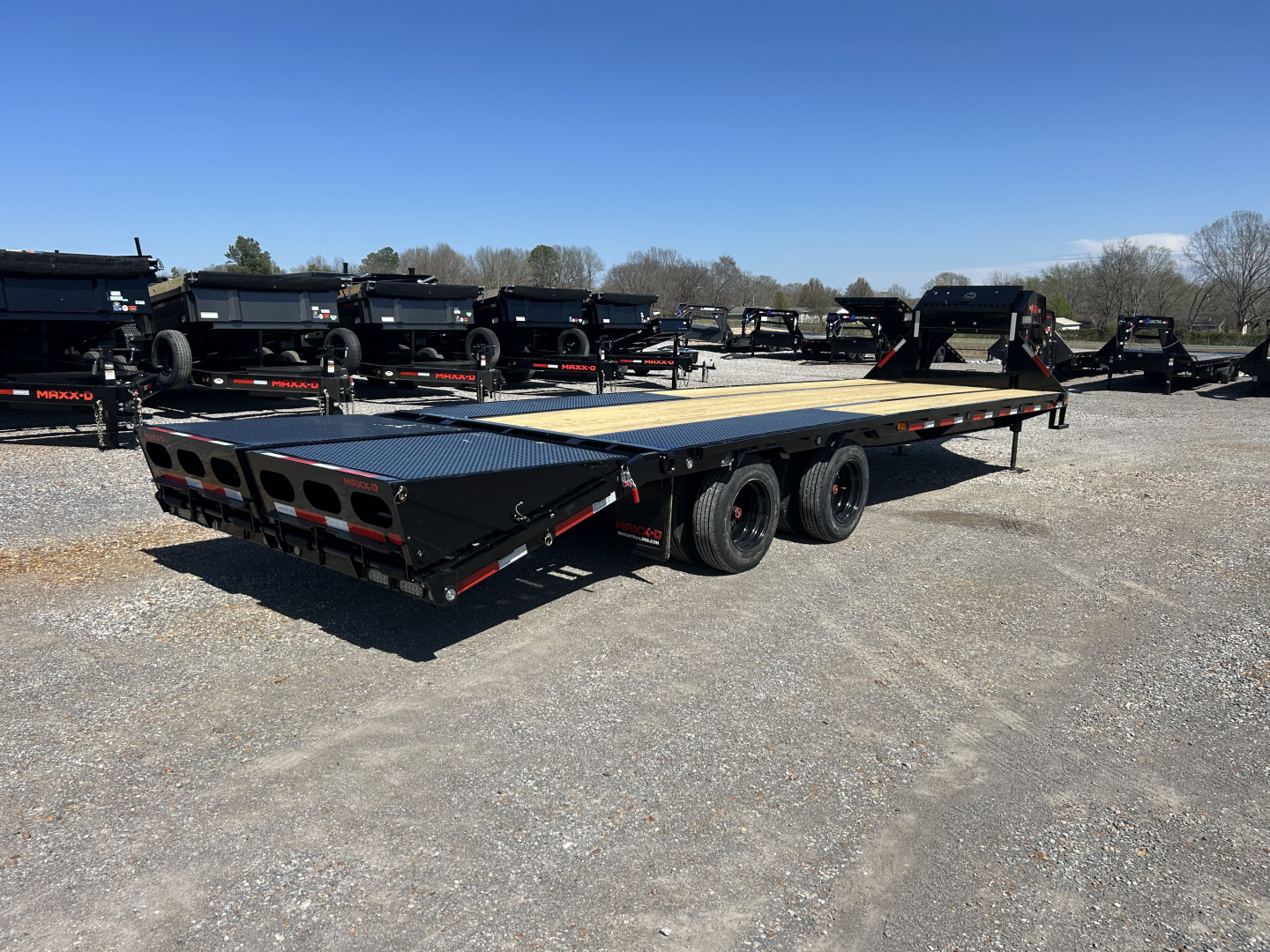New 2026 MAXXD Gooseneck Flatbed Trailer | 102" x 28' 30K GVWR