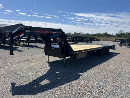 New 2026 MAXXD Gooseneck Flatbed Trailer | 102" x 28' 30K GVWR