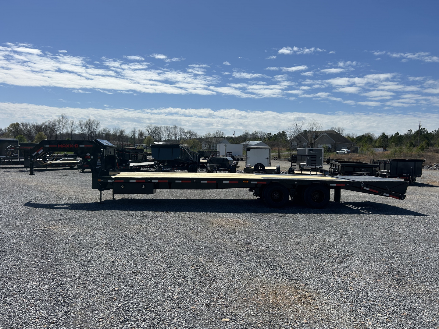 New 2026 MAXXD Gooseneck Flatbed Trailer | 102" x 30' 25K GVWR