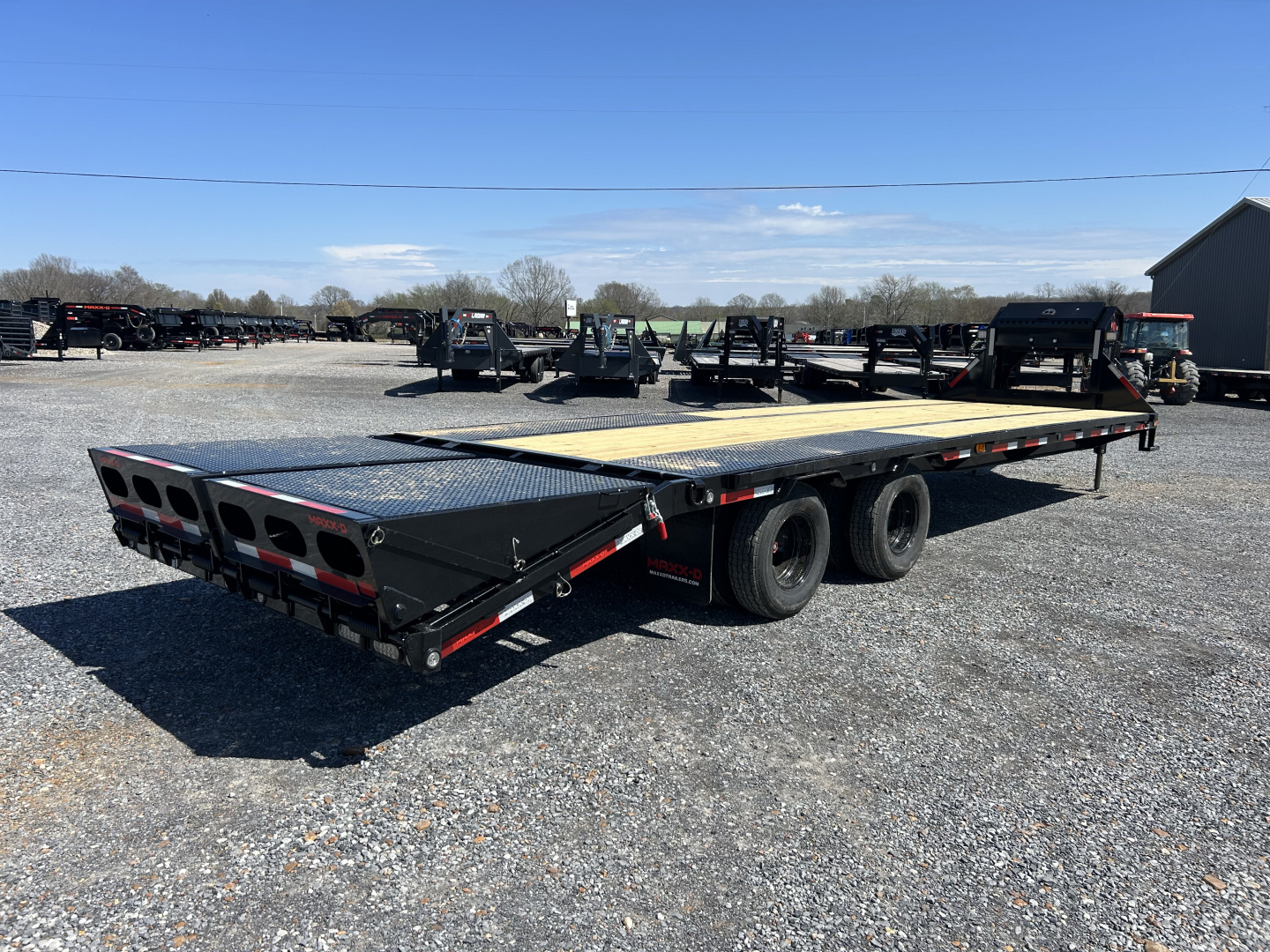 New 2026 MAXXD Gooseneck Flatbed Trailer | 102" x 30' 25K GVWR