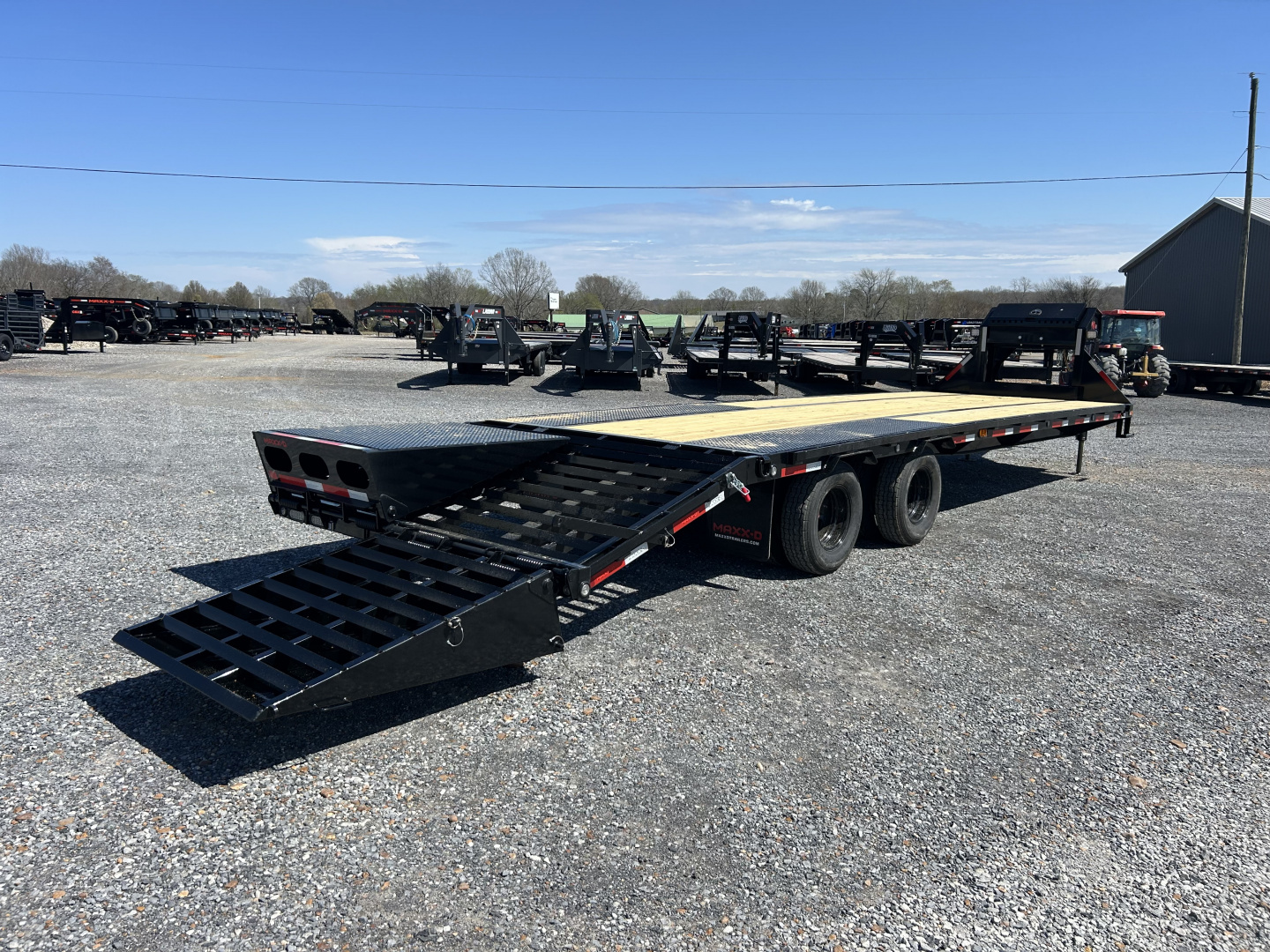 New 2026 MAXXD Gooseneck Flatbed Trailer | 102" x 30' 25K GVWR