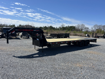 New 2026 MAXXD Gooseneck Flatbed Trailer | 102" x 30' 25K GVWR
