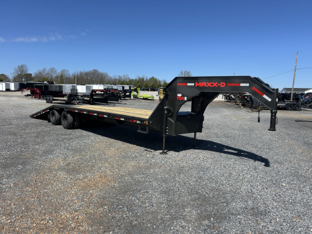 New 2026 MAXXD Hydraulic Dovetail Gooseneck Trailer | 32' x 102' 25K GVWR