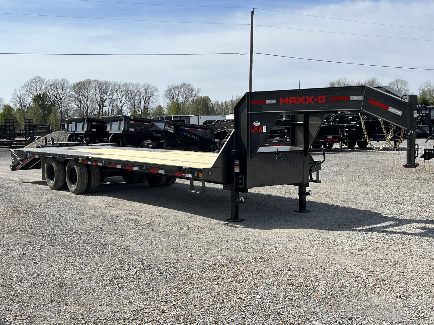 New 2026 MAXX-D 102"X28' 25K Gooseneck Flatbed Trailer