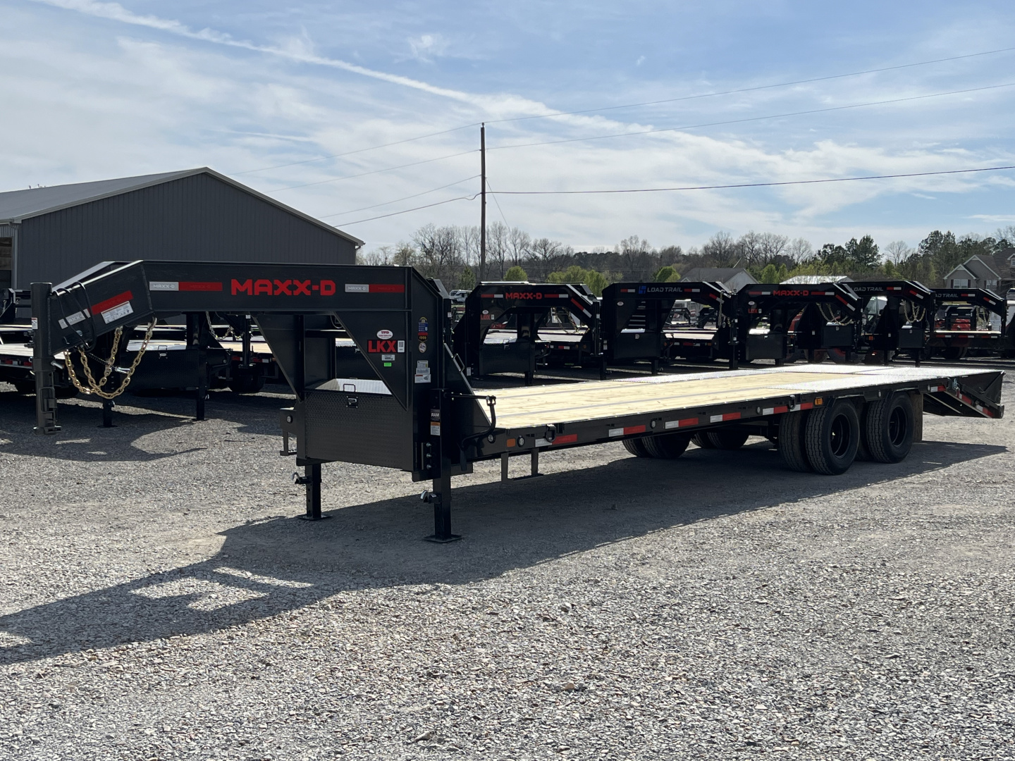 New 2026 MAXX-D 102"X28' 25K Gooseneck Flatbed Trailer