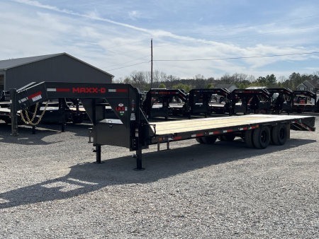 New 2026 MAXX-D 102"X28' 25K Gooseneck Flatbed Trailer