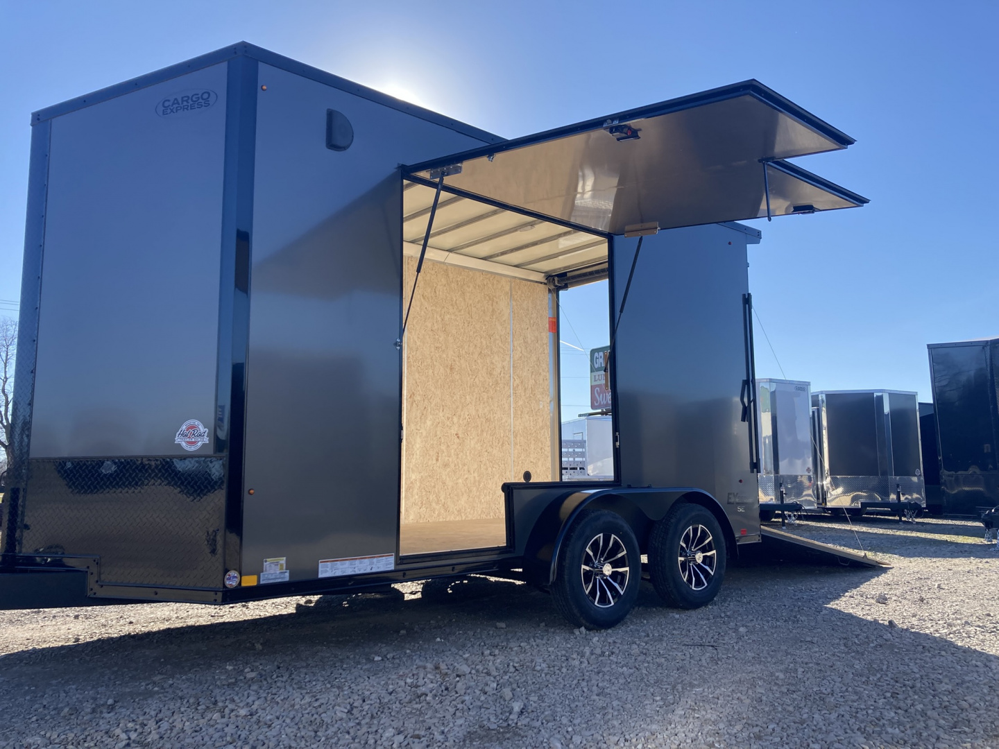 New 2026 Cargo Express 7x14' UTV Trailer with Escape Door