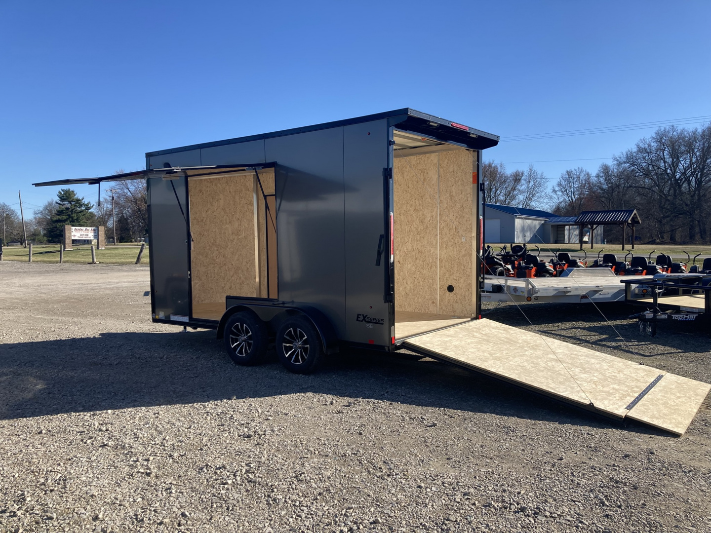 New 2026 Cargo Express 7x14' UTV Trailer with Escape Door