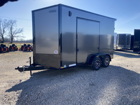 New 2026 Cargo Express 7x14' UTV Trailer with Escape Door