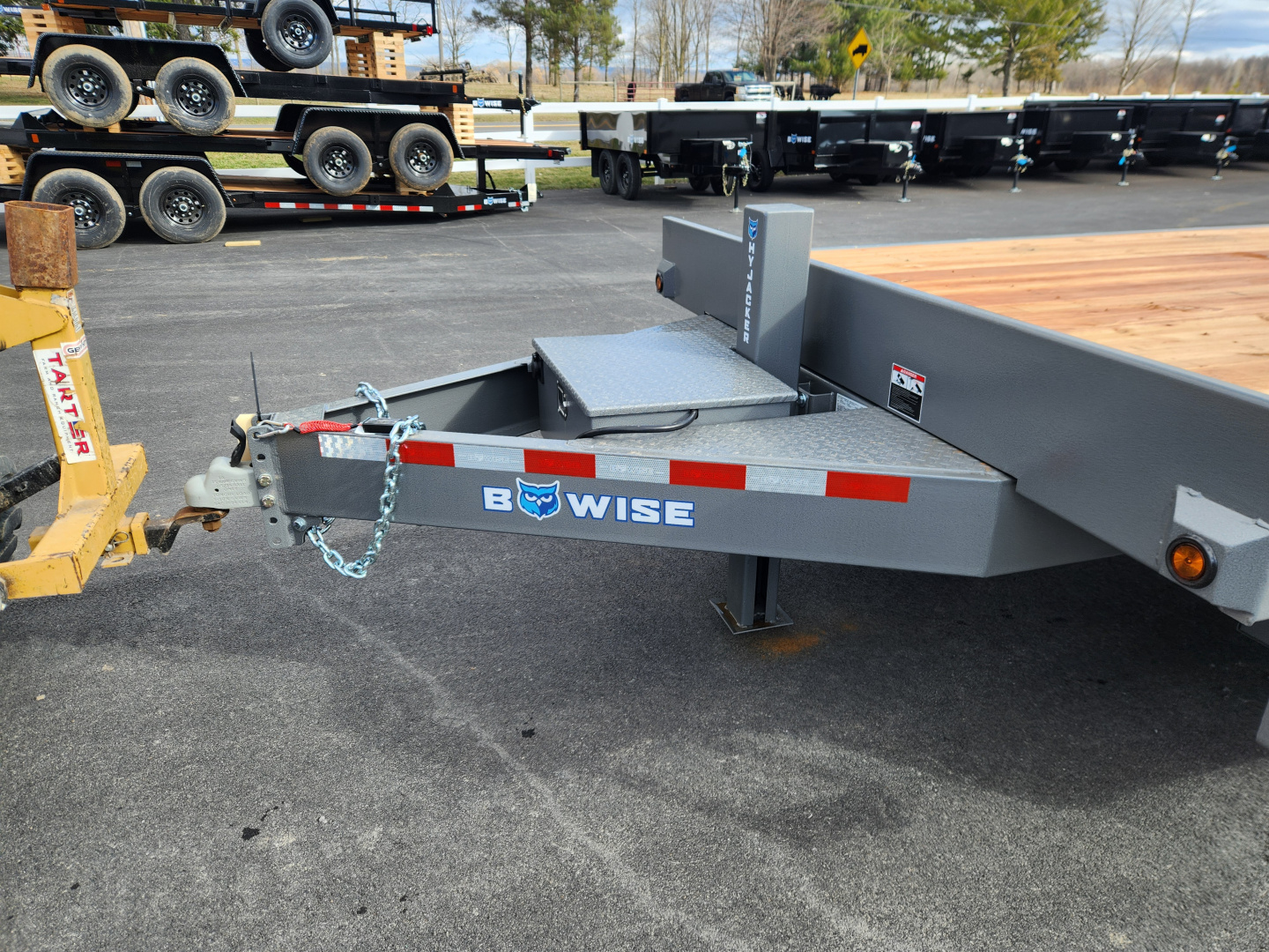 New 2026 BWISE THD15 102x24 15.4K Deckover Equipment Trailer