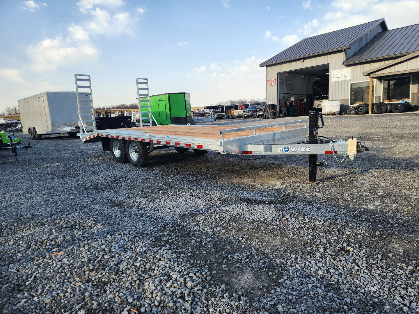 New 2026 BWISE EHD14 102x20 14K Deckover Equipment Trailer