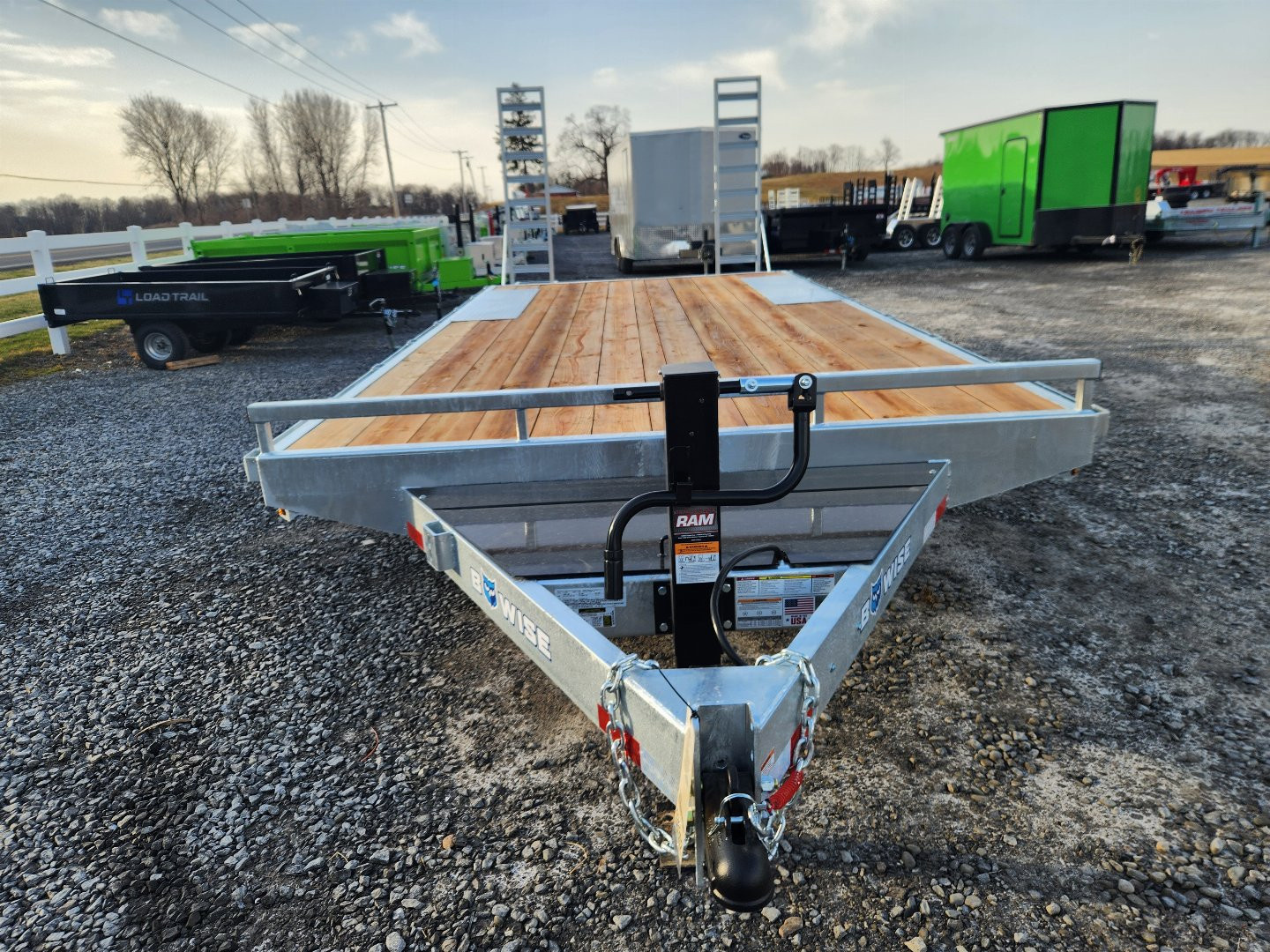 New 2026 BWISE EHD14 102x20 14K Deckover Equipment Trailer