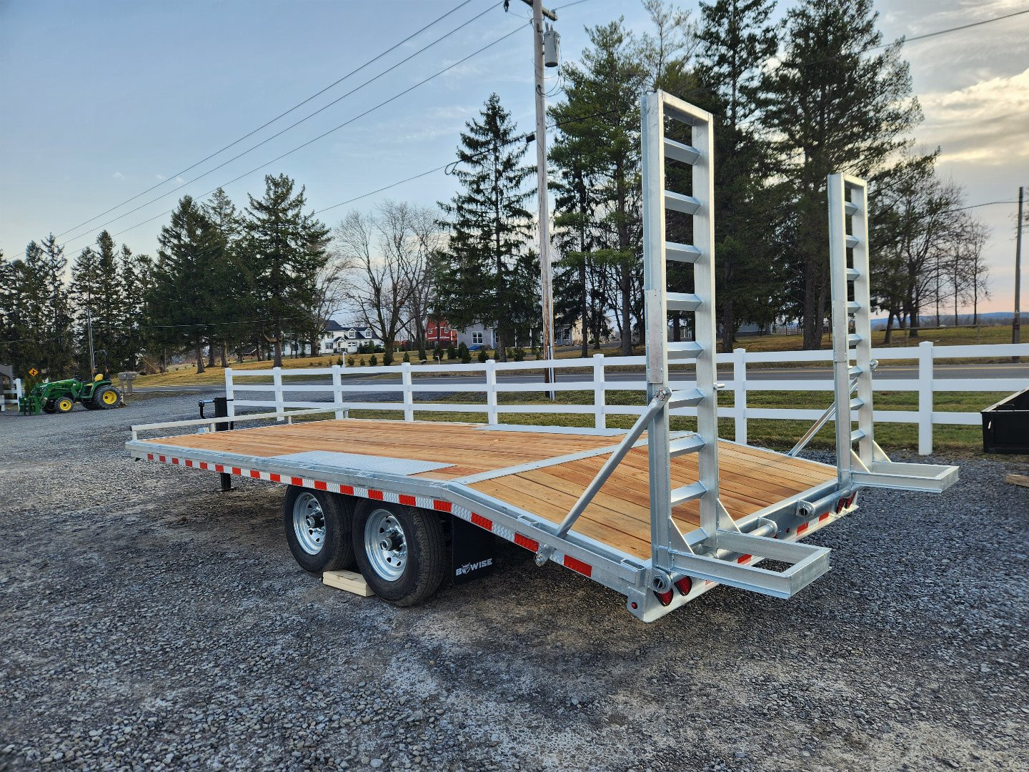 New 2026 BWISE EHD14 102x20 14K Deckover Equipment Trailer