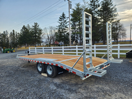 New 2026 BWISE EHD14 102x20 14K Deckover Equipment Trailer
