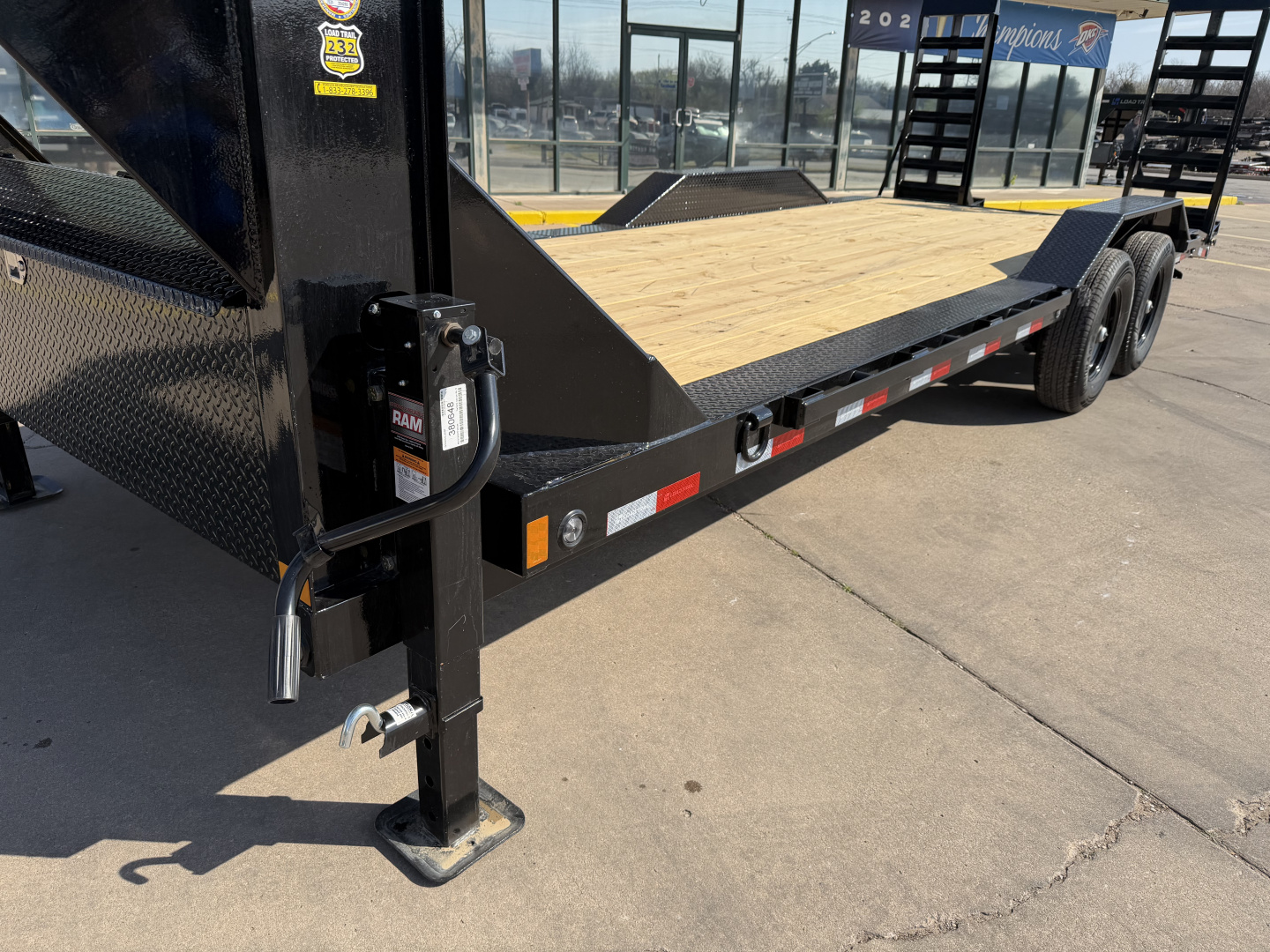 New #380648 2026 LOAD TRAIL GC 22 X 102 TANDEM AXLE 14K GOOSENECK EQUIPMENT HAULER W/ STAND UP RAMPS