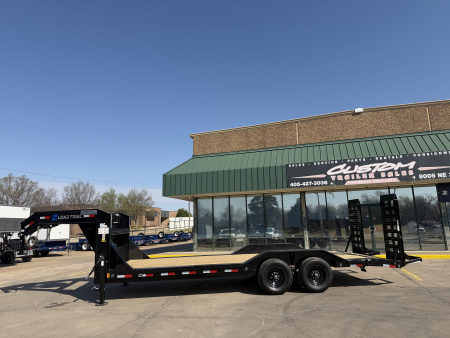 New #380648 2026 LOAD TRAIL GC 22 X 102 TANDEM AXLE 14K GOOSENECK EQUIPMENT HAULER W/ STAND UP RAMPS