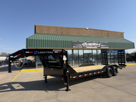 New #381198 2026 LOAD TRAIL GC 24 X 102 TANDEM AXLE 14K GOOSENECK EQUIPMENT HAULER W/ STAND UP RAMPS