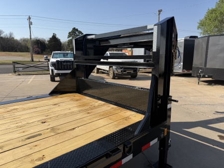 New #381198 2026 LOAD TRAIL GC 24 X 102 TANDEM AXLE 14K GOOSENECK EQUIPMENT HAULER W/ STAND UP RAMPS