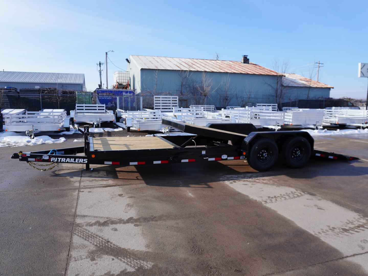 New 2026 PJ Trailers T6 22ft Tilt Equipment Trailer