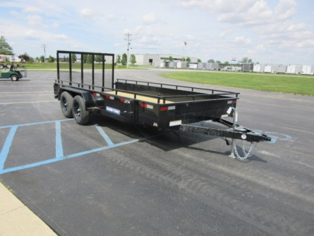 New 2026 Sure-Trac 7 x 16 Steel High Side ST-USH8216-070 Utility Trailer 7K