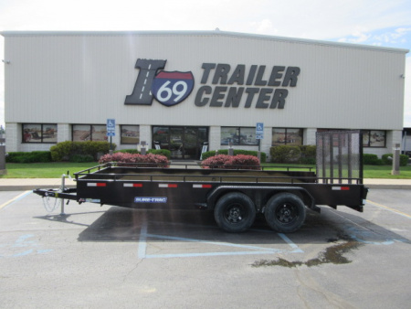 New 2026 Sure-Trac 7 x 16 Steel High Side ST-USH8216-070 Utility Trailer 7K