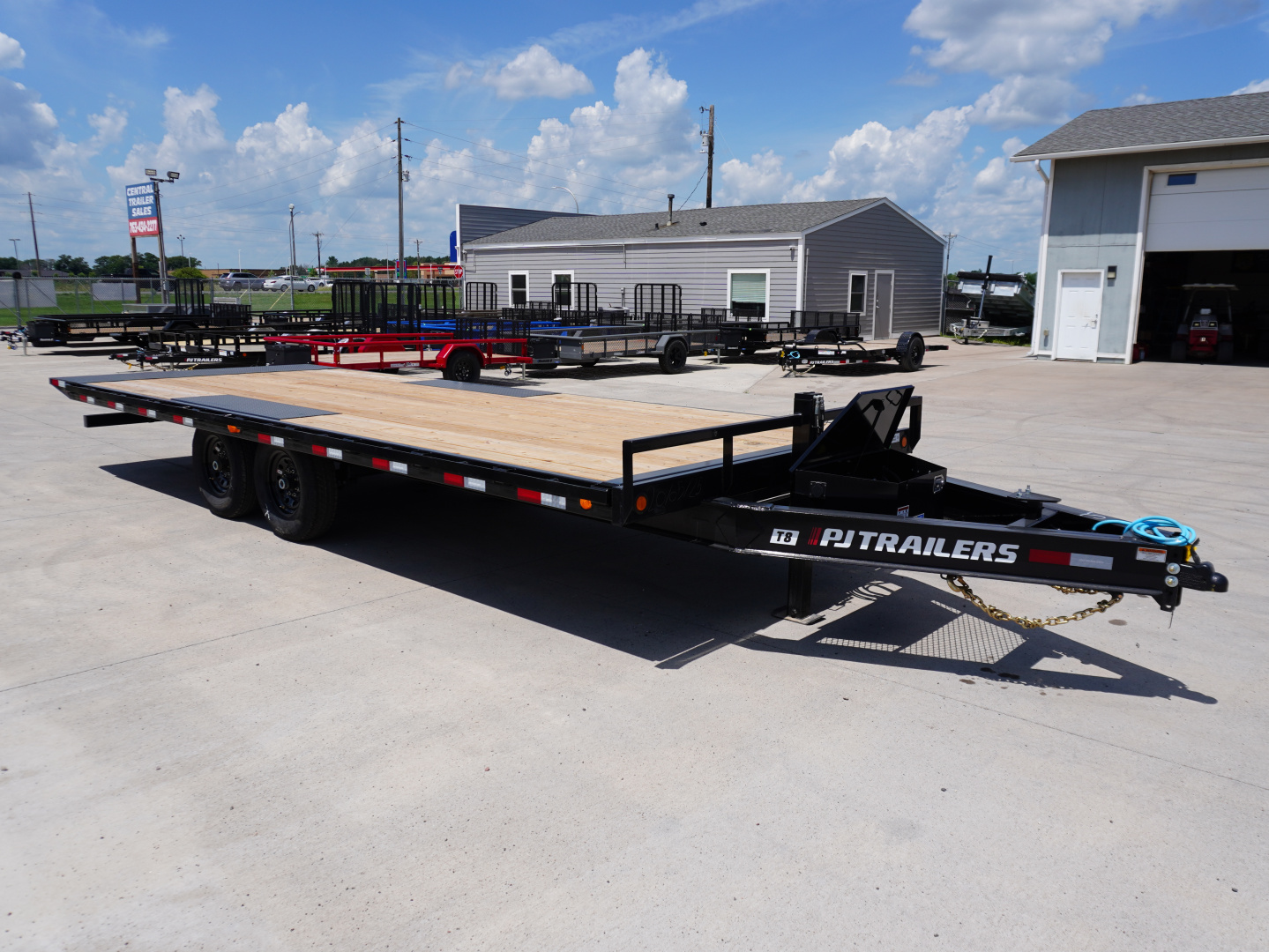 New 2026 PJ Trailers T8 22ft Deckover Tilt Equipment Trailer