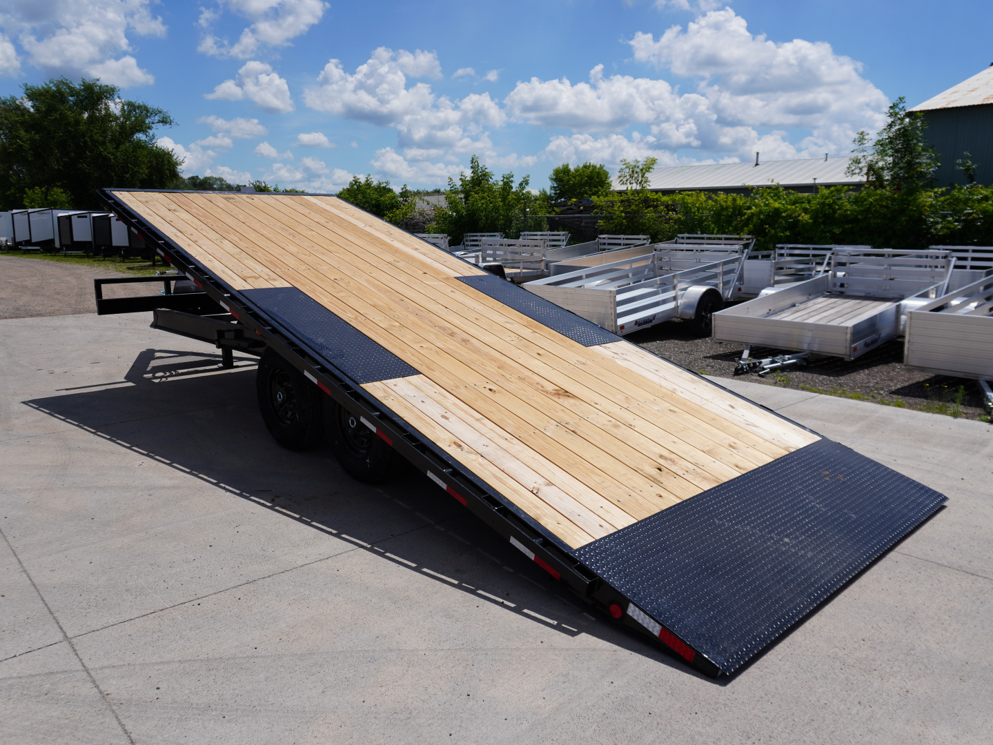 New 2026 PJ Trailers T8 22ft Deckover Tilt Equipment Trailer