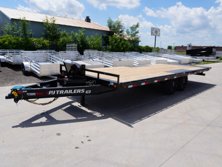 New 2026 PJ Trailers T8 22ft Deckover Tilt Equipment Trailer