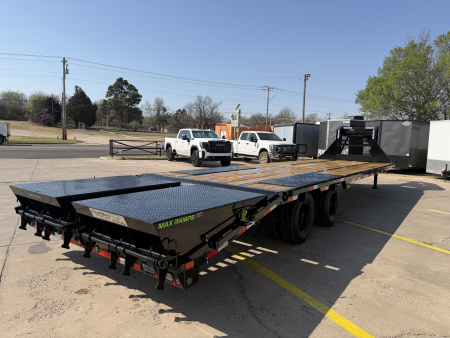 New #380415 2026 LOAD TRAIL GP 32 X 102 DUAL TANDEM LOW-PRO 24K GOOSENECK W/ MAX RAMPS