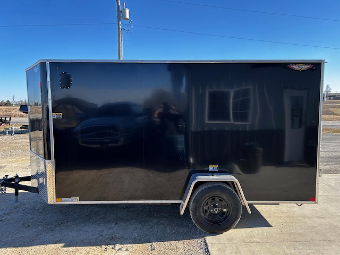 New $*NEW CLEARANCE SALE *$ 2025 H&H Trailers 6X12 6' INTERIOR RAMP DOOR Cargo / Enclosed Trailer
