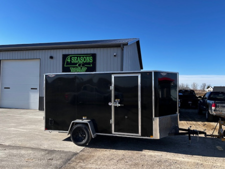 New $*NEW CLEARANCE SALE *$ 2025 H&H Trailers 6X12 6' INTERIOR RAMP DOOR Cargo / Enclosed Trailer