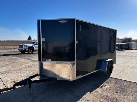 New $*NEW CLEARANCE SALE *$ 2025 H&H Trailers 6X12 6' INTERIOR RAMP DOOR Cargo / Enclosed Trailer