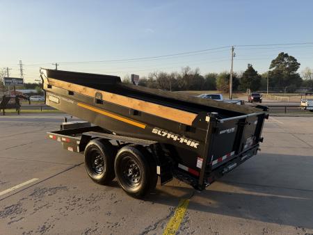 New #159097 2026 SOUTHLAND SL714 14 X 84 TANDEM AXLE 14K BUMPER PULL DUMP W/ SPARE TIRE