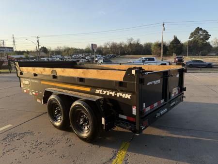 New #159097 2026 SOUTHLAND SL714 14 X 84 TANDEM AXLE 14K BUMPER PULL DUMP W/ SPARE TIRE