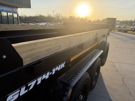 New #159097 2026 SOUTHLAND SL714 14 X 84 TANDEM AXLE 14K BUMPER PULL DUMP W/ SPARE TIRE