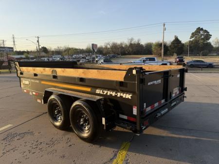 New #155741 2026 SOUTHLAND SL714 14 X 84 TANDEM AXLE 14K BUMPER PULL DUMP W/ SPARE TIRE