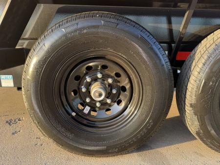 New #155741 2026 SOUTHLAND SL714 14 X 84 TANDEM AXLE 14K BUMPER PULL DUMP W/ SPARE TIRE