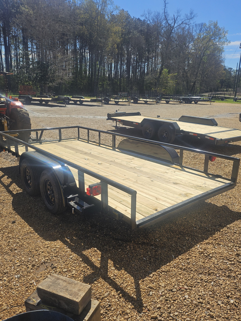New 2026 Long Run Trailers 82"x16', Pipe, Slide in ramps Utility Trailer