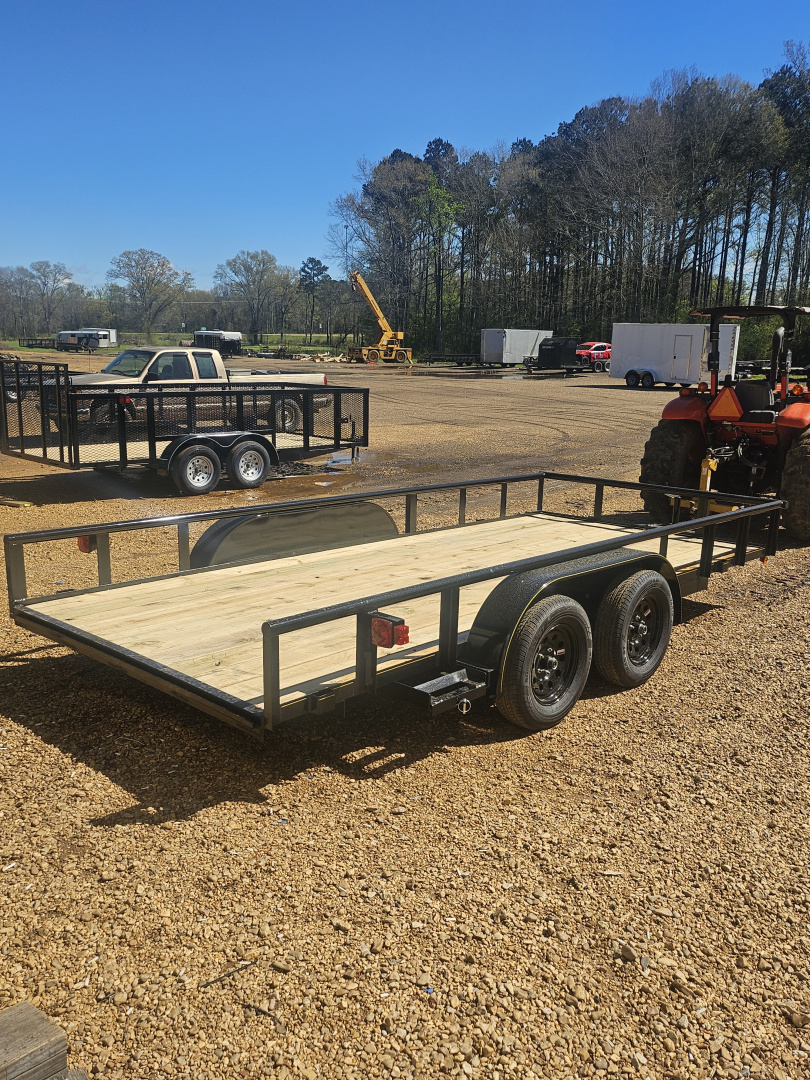 New 2026 Long Run Trailers 82"x16', Pipe, Slide in ramps Utility Trailer